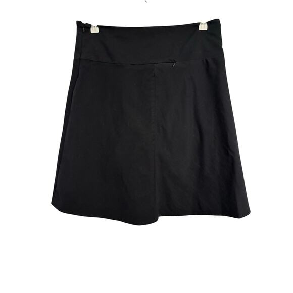 Betabrand Black Mini A-Line Skirt for Work - Picture 2 of 10